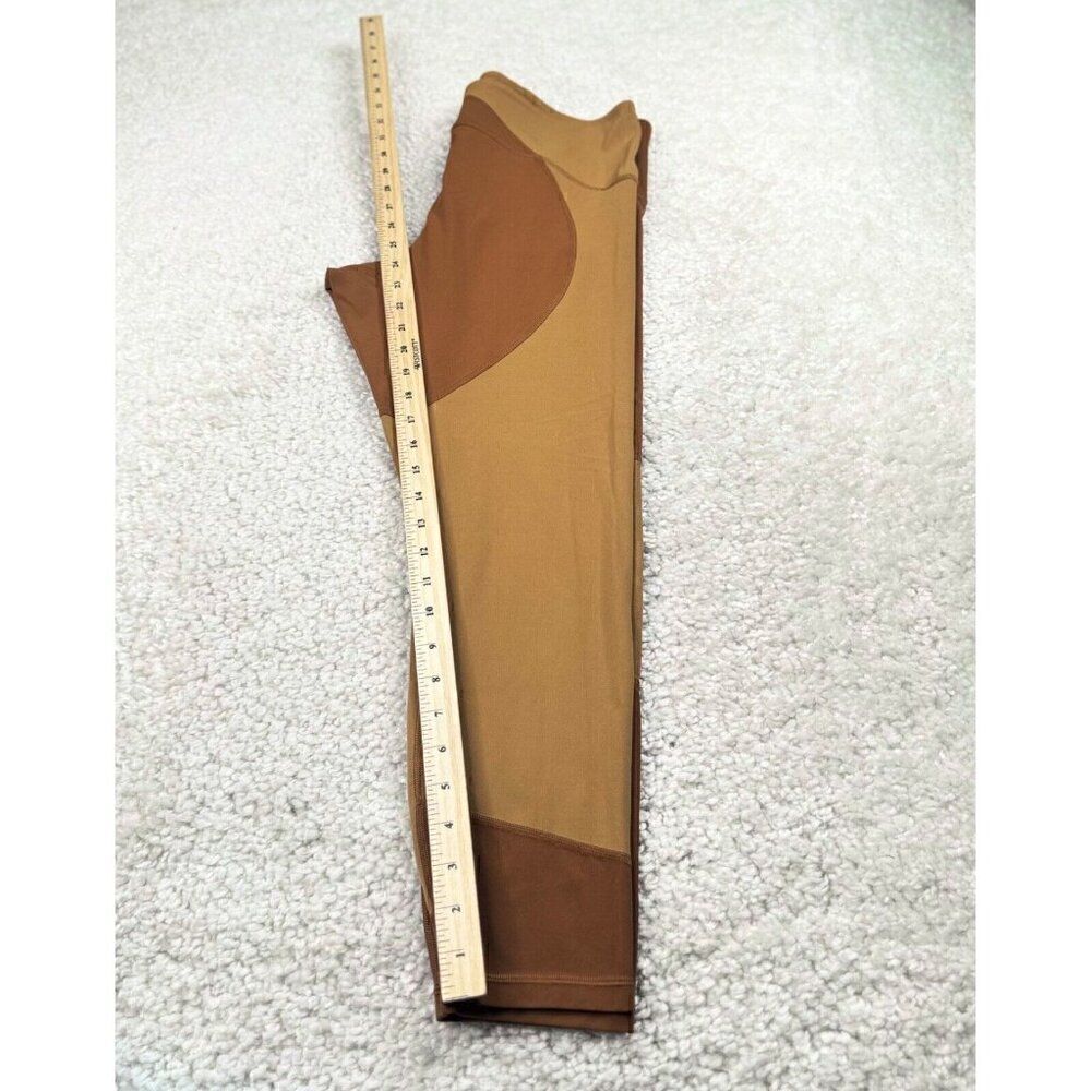 Lululemon Nulu Colorblock High Rise Limited Edition Legging Copper Brown Sable - Picture 10 of 11